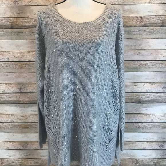 NWT Not Your Daughters Jeans NYDJ Sequin Sweater - Picture 2 of 7